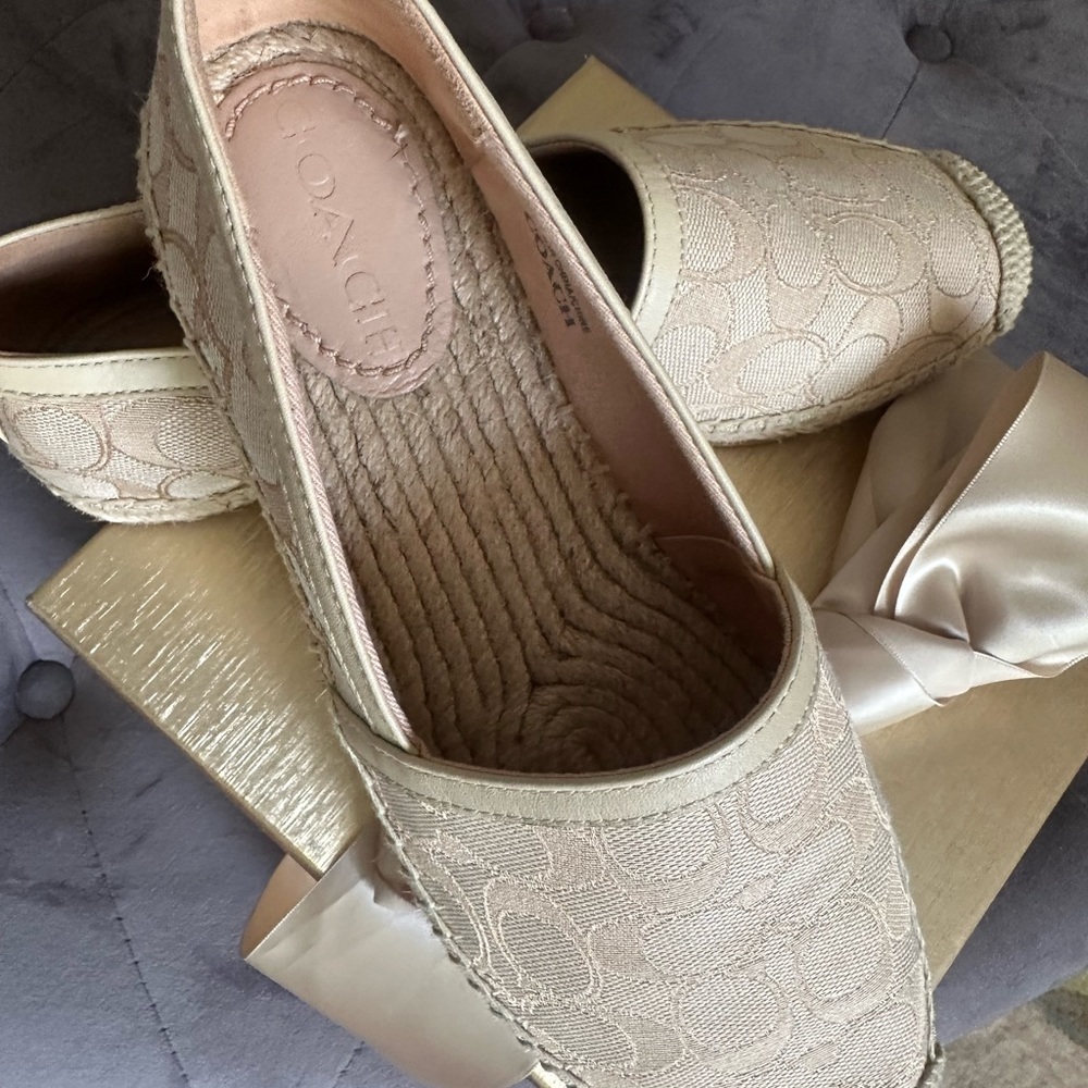 Coach Espadrille Size US 7.5 Authentic